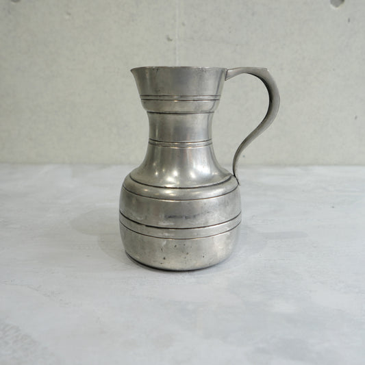 Vintage Pewter Pitcher Vase 1920s