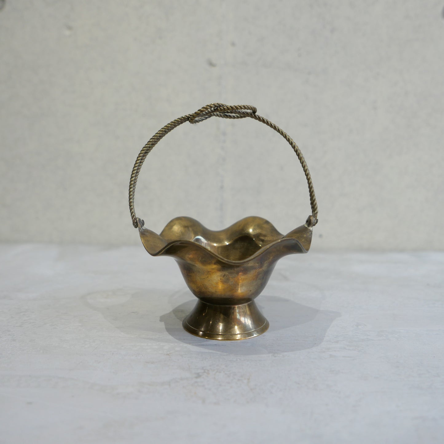 Old German Brass Candle Stand