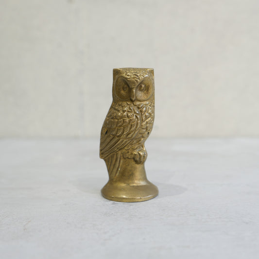 Vintage Owl Ornament or Paperweight 1950s