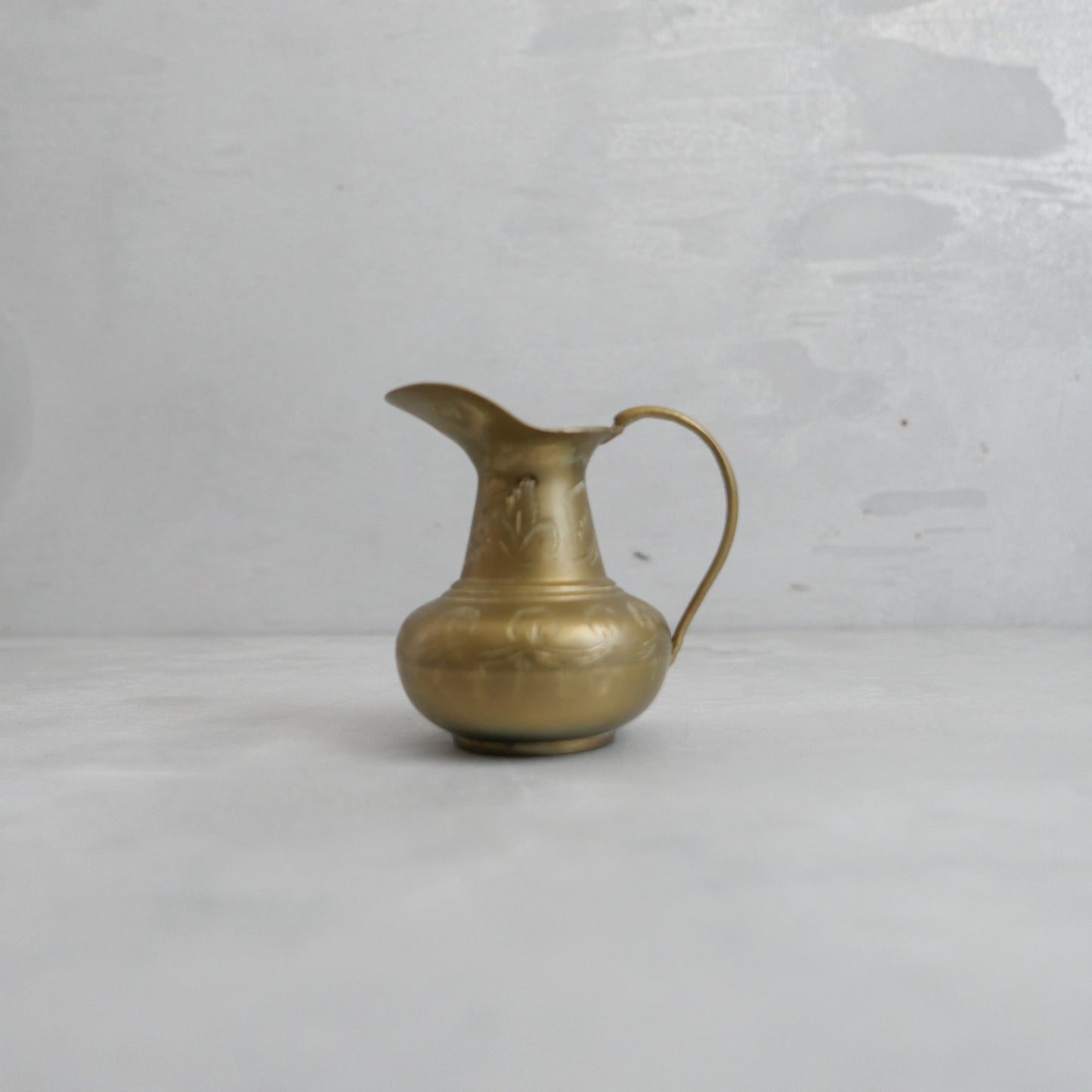 Vintage Brass Jug Vase