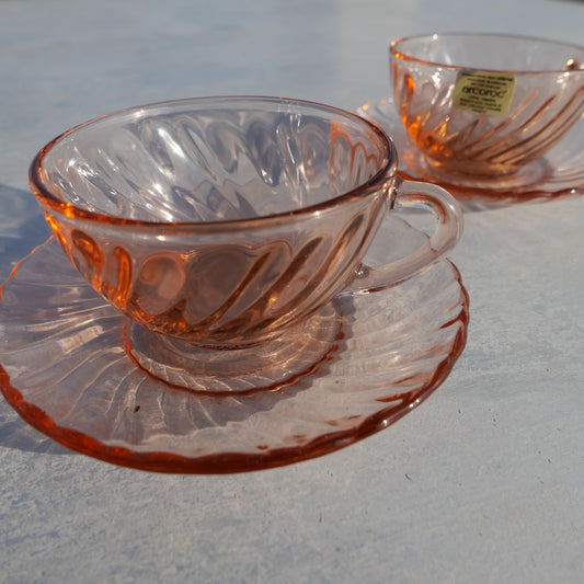 Arcoroc Vintage Cup&Saucer 1970s